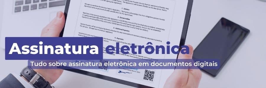 assinatura eletronica em documentos digitais